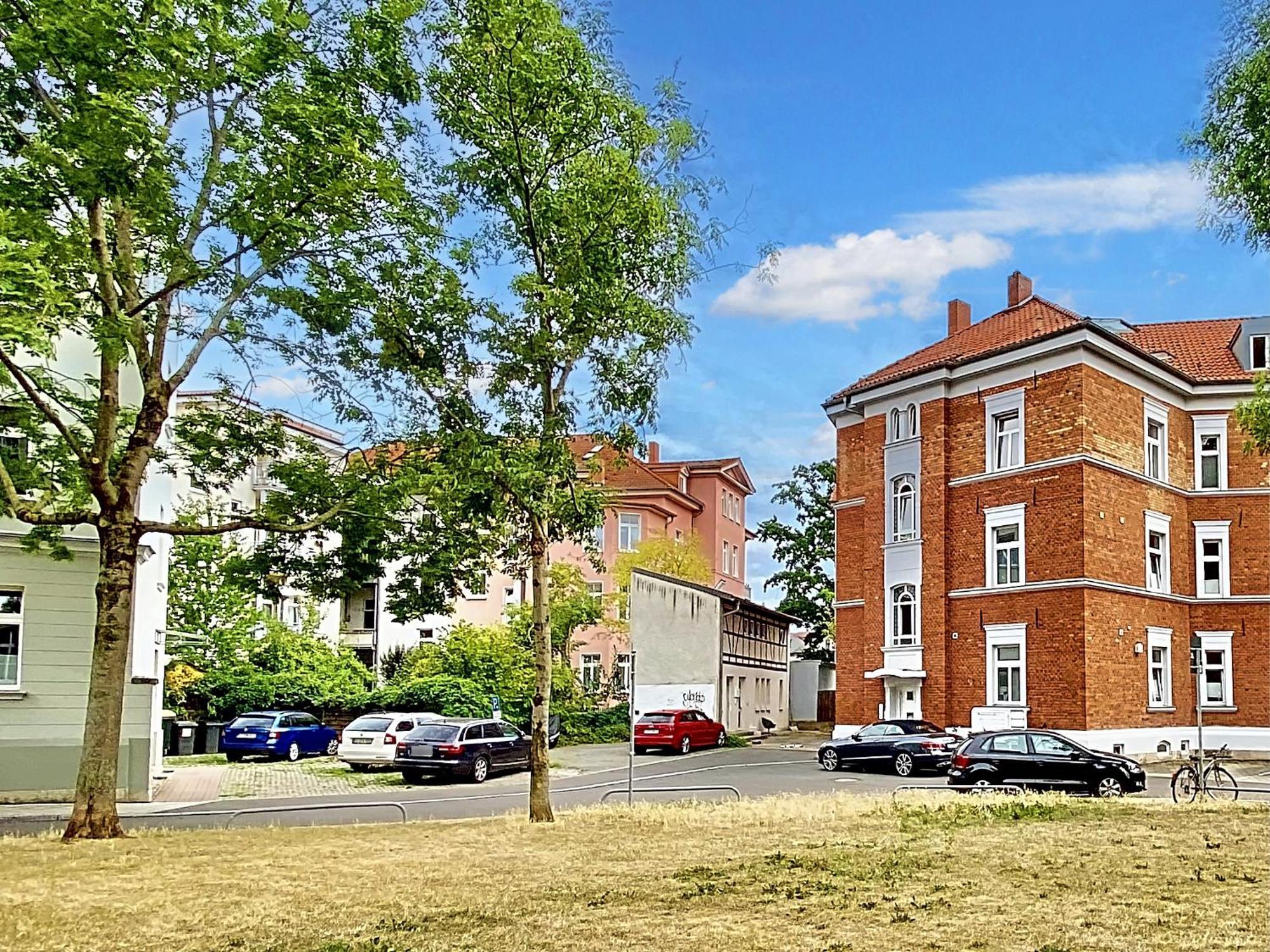 Die Remise Mit Kostenlosem Parkplatz Direkt Vor Der Tuer Erfurt Eksteriør billede